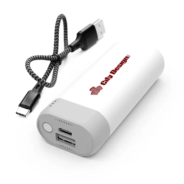 Nova+ power bank for charging up to two compatible devices at... from ASI 61125 Hit Promotional Products / Hit®
