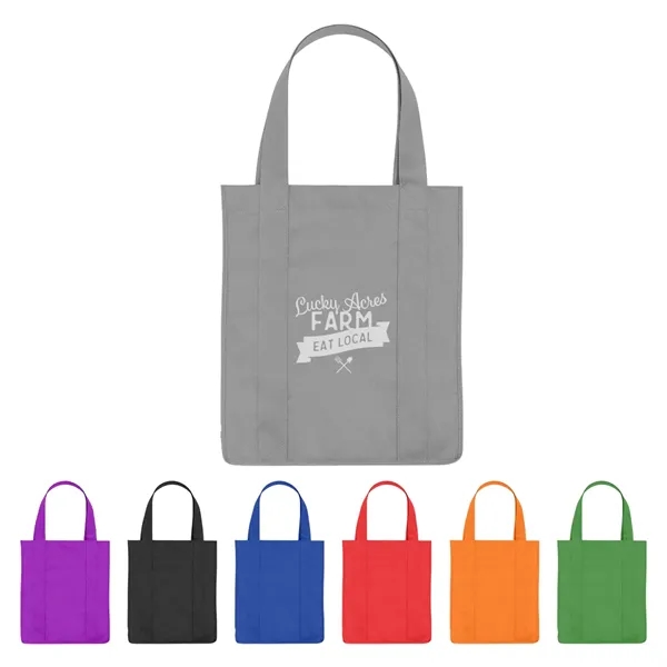 Non-woven shopper tote bag made of 100% rPET material with 20"... from ASI 61125 Hit Promotional Products / Hit®