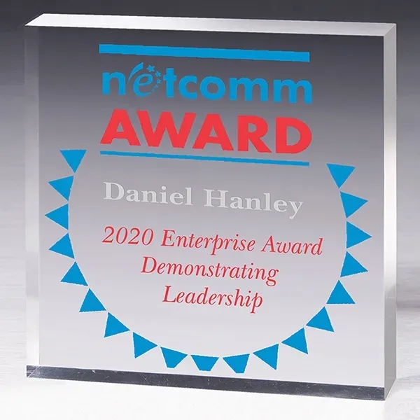 2 1/2" x 2 1/2" x 1/2"  Square Mini Acrylic... from ASI 62660 Innovation Line