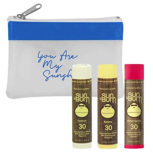 Sun Bum® 3-piece lip balm kit for keeping your lips moisturized... from ASI 61125 Hit Promotional Products / Hit®
