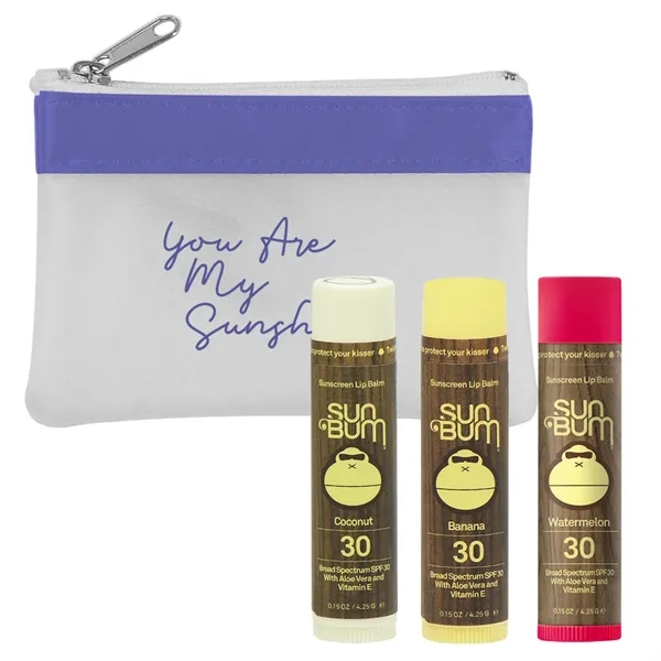 Sun Bum® 3-piece lip balm kit for keeping your lips moisturized... from ASI 61125 Hit Promotional Products / Hit®