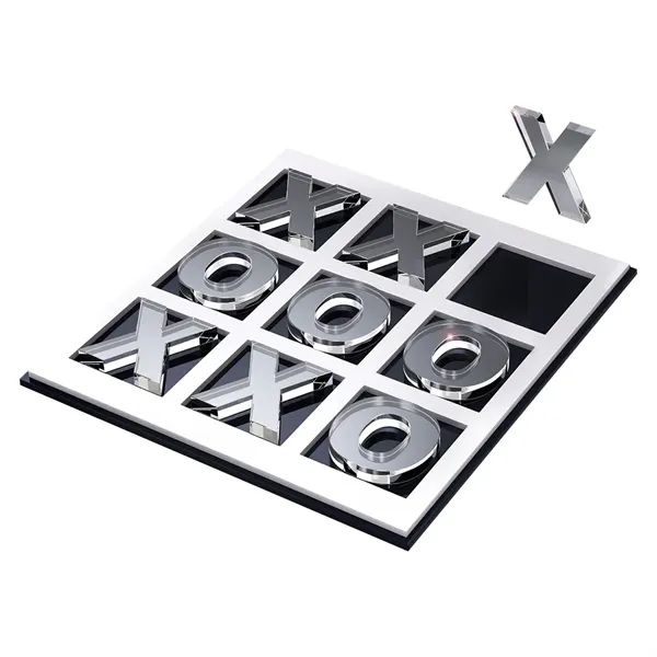 Tic-Tac-Toe acrylic game for decoration or enjoying a night of friendly... from ASI 61125 Hit Promotional Products / Hit®