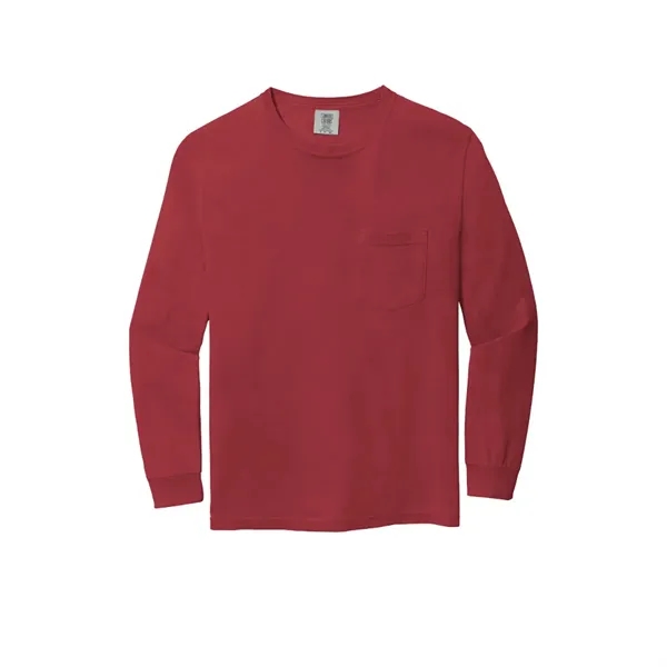 Garment dyed, long-sleeve pocket t-shirt.... from ASI 61125 Hit Promotional Products / Hit®