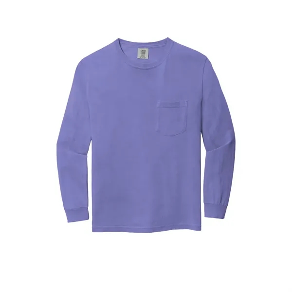 Garment dyed, long-sleeve pocket t-shirt.... from ASI 61125 Hit Promotional Products / Hit®