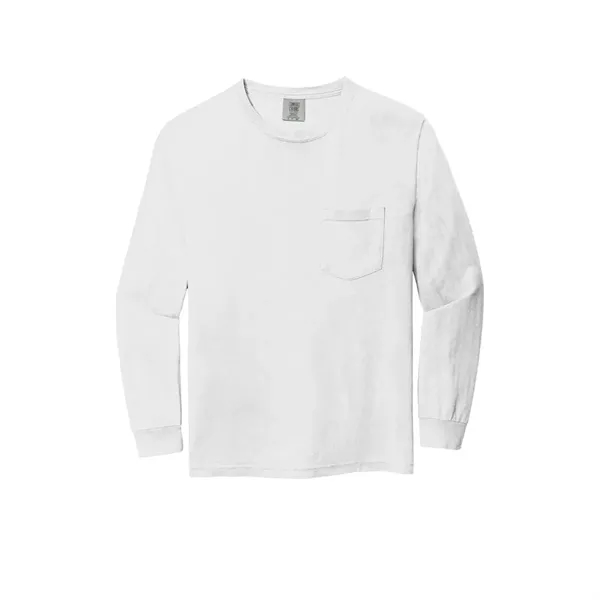 Garment dyed, long-sleeve pocket t-shirt.... from ASI 61125 Hit Promotional Products / Hit®