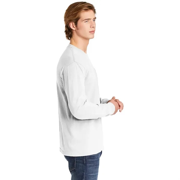 Garment dyed, long-sleeve pocket t-shirt.... from ASI 61125 Hit Promotional Products / Hit®