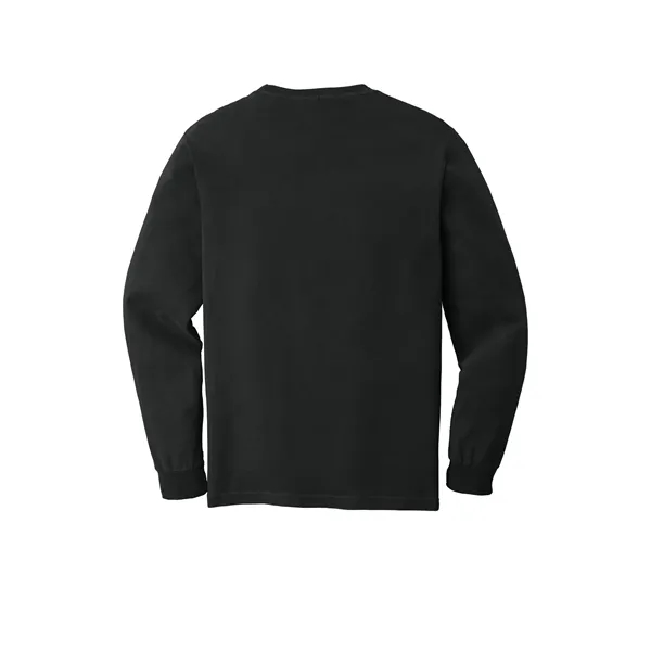Garment dyed, long-sleeve pocket t-shirt.... from ASI 61125 Hit Promotional Products / Hit®