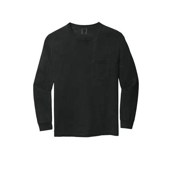 Garment dyed, long-sleeve pocket t-shirt.... from ASI 61125 Hit Promotional Products / Hit®