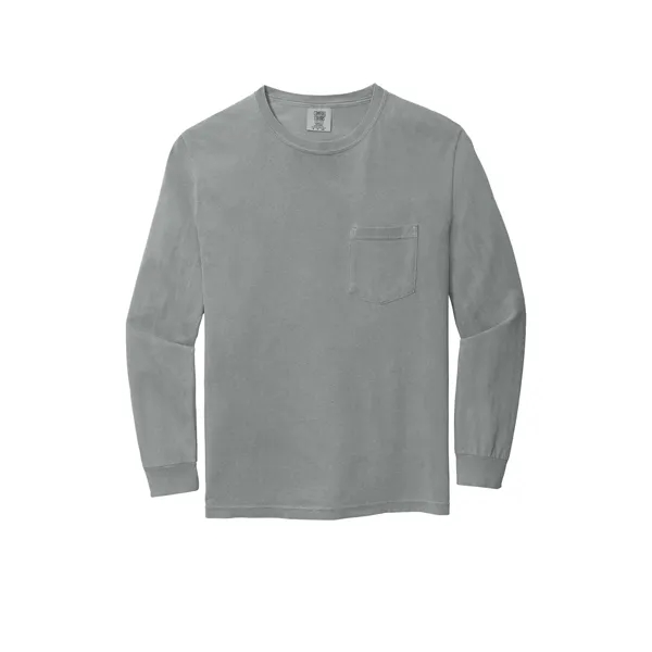 Garment dyed, long-sleeve pocket t-shirt.... from ASI 61125 Hit Promotional Products / Hit®