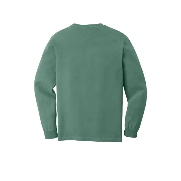 Garment dyed, long-sleeve pocket t-shirt.... from ASI 61125 Hit Promotional Products / Hit®