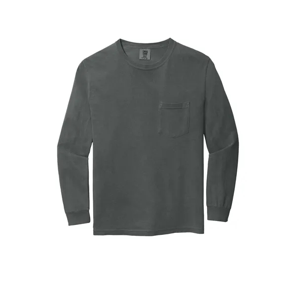 Garment dyed, long-sleeve pocket t-shirt.... from ASI 61125 Hit Promotional Products / Hit®
