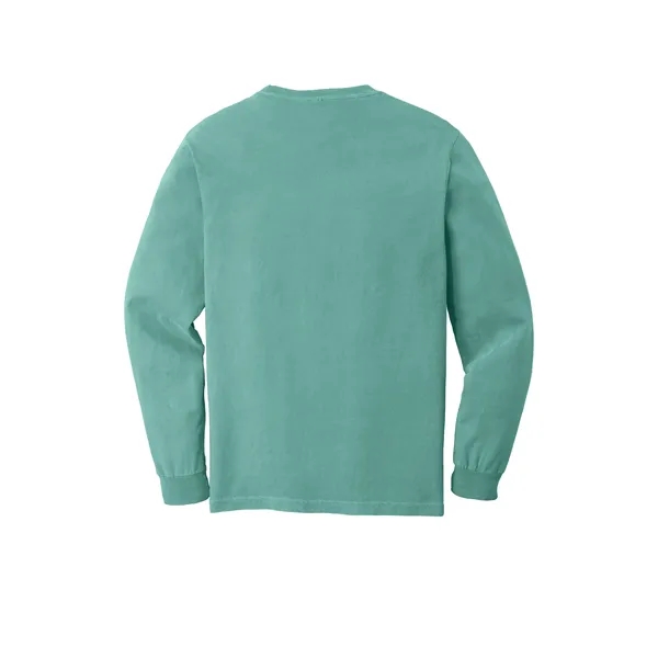 Garment dyed, long-sleeve pocket t-shirt.... from ASI 61125 Hit Promotional Products / Hit®