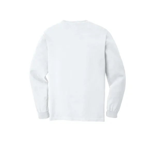 Garment dyed, long-sleeve pocket t-shirt.... from ASI 61125 Hit Promotional Products / Hit®