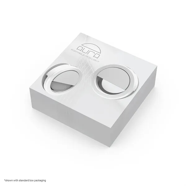 3.14" round clip-on USB rechargeable selfie light with security camera cover.... from ASI 61125 Hit Promotional Products / Hit®