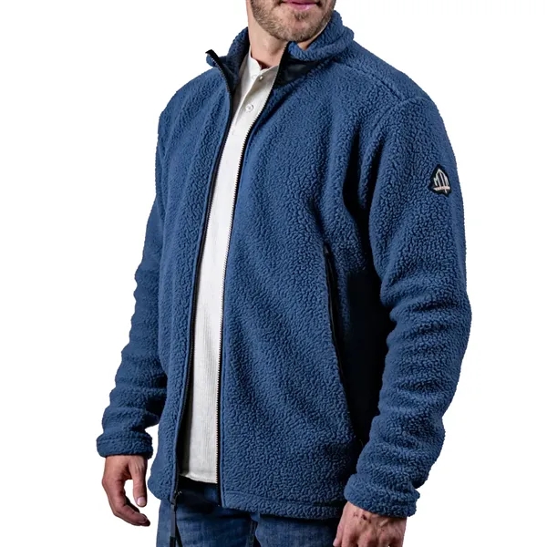 Sherpa fleece and ripstop jacket with oversize pockets and double zipper.... from ASI 61125 Hit Promotional Products / Hit®