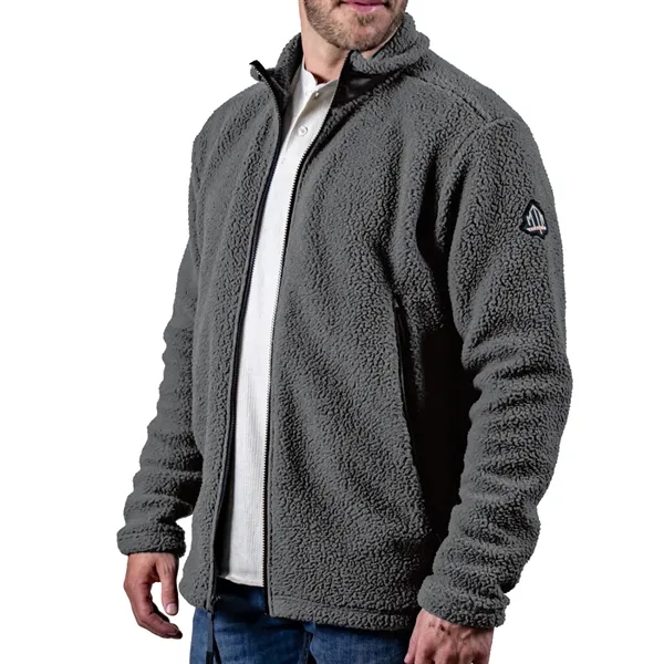 Sherpa fleece and ripstop jacket with oversize pockets and double zipper.... from ASI 61125 Hit Promotional Products / Hit®
