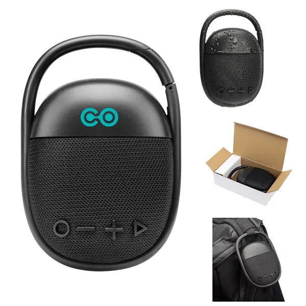 Waterproof speaker with high-definition Bluetooth® 5.0 wireless technology.... from ASI 61125 Hit Promotional Products / Hit®