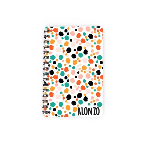 Side spiral notebook with 50 pages, metal coil binding and a... from ASI 61125 Hit Promotional Products / Hit®