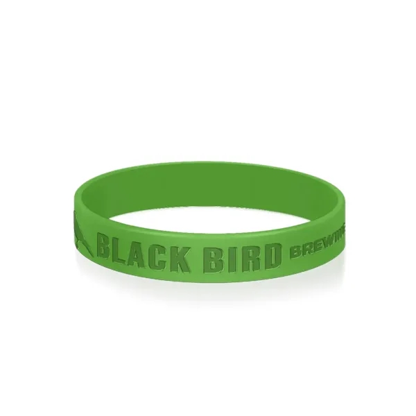 8" silicone glow in the dark bracelet; one size fits most.... from ASI 61125 Hit Promotional Products / Hit®