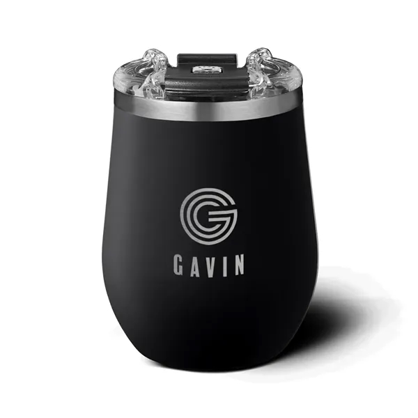 14 oz, insulated stainless steel wine tumbler with spill-resistant, locking lid.... from ASI 61125 Hit Promotional Products / Hit®