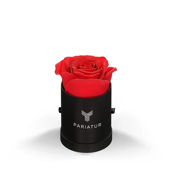 Singular rose in a round hat box.... from ASI 61125 Hit Promotional Products / Hit®