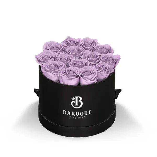 Arrangement of 13-15 exquisite roses in a box vase.... from ASI 61125 Hit Promotional Products / Hit®