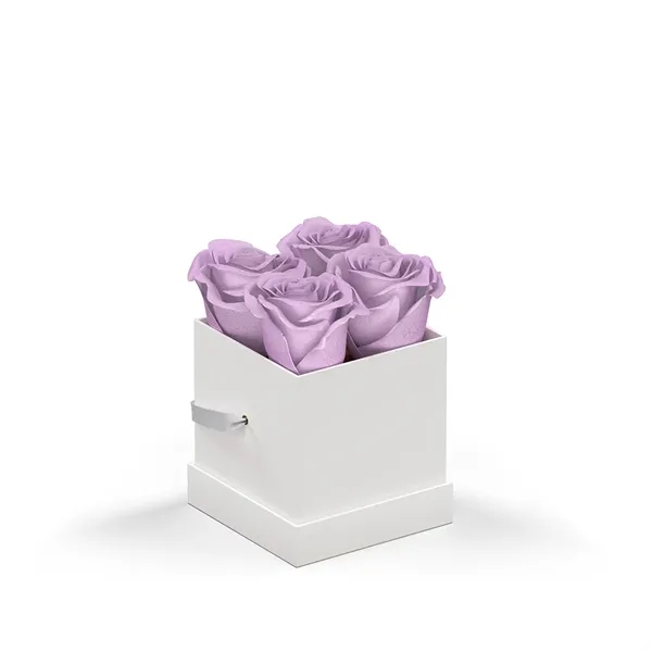 Arrangement of 4 roses set in a hat box.... from ASI 61125 Hit Promotional Products / Hit®