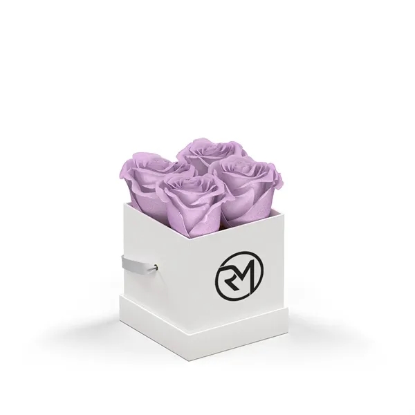 Arrangement of 4 roses set in a hat box.... from ASI 61125 Hit Promotional Products / Hit®