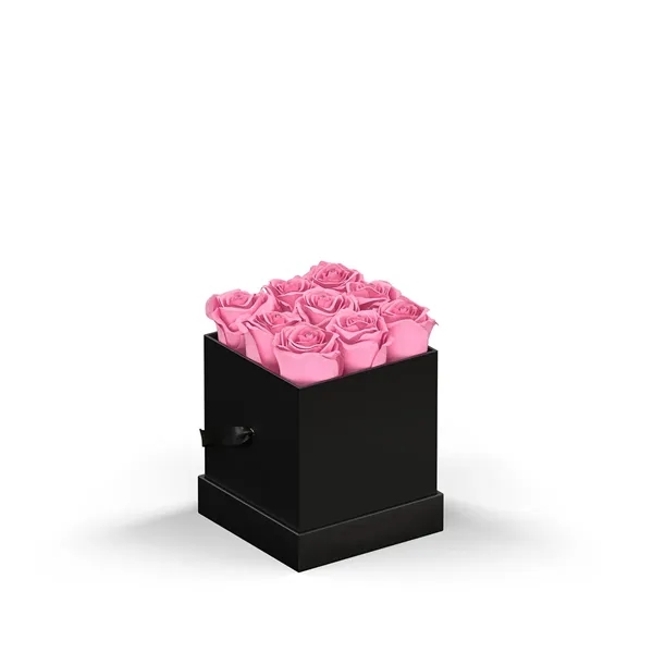 Arrangement of 9 roses in a square hat box.... from ASI 61125 Hit Promotional Products / Hit®