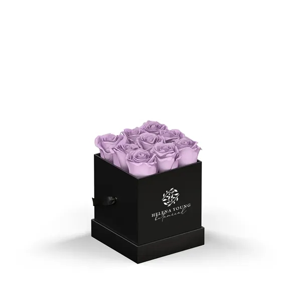 Arrangement of 9 roses in a square hat box.... from ASI 61125 Hit Promotional Products / Hit®