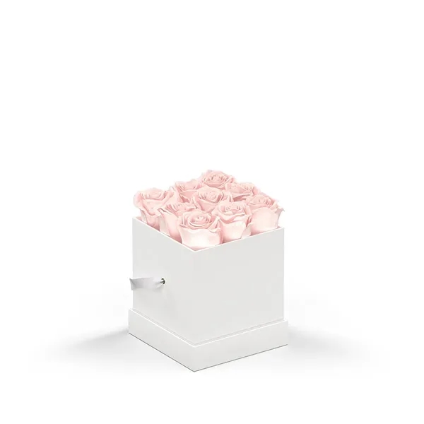 Arrangement of 9 roses in a square hat box.... from ASI 61125 Hit Promotional Products / Hit®