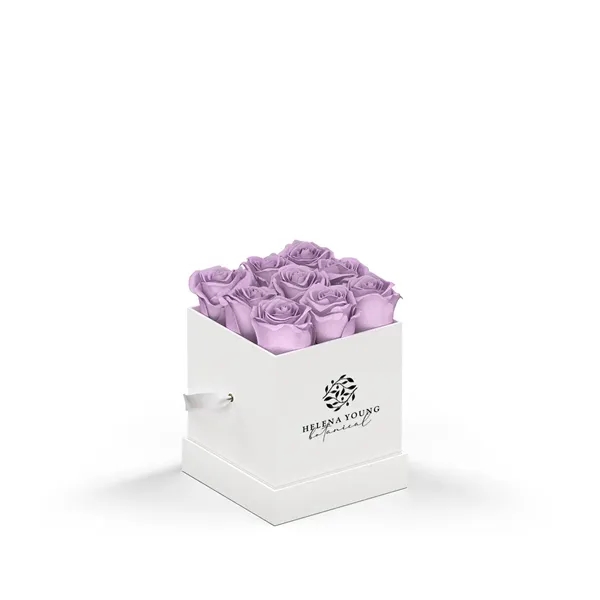 Arrangement of 9 roses in a square hat box.... from ASI 61125 Hit Promotional Products / Hit®