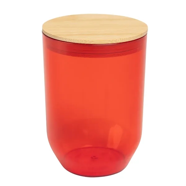 12 oz. rPET wine tumbler with bamboo lid.... from ASI 61125 Hit Promotional Products / Hit®