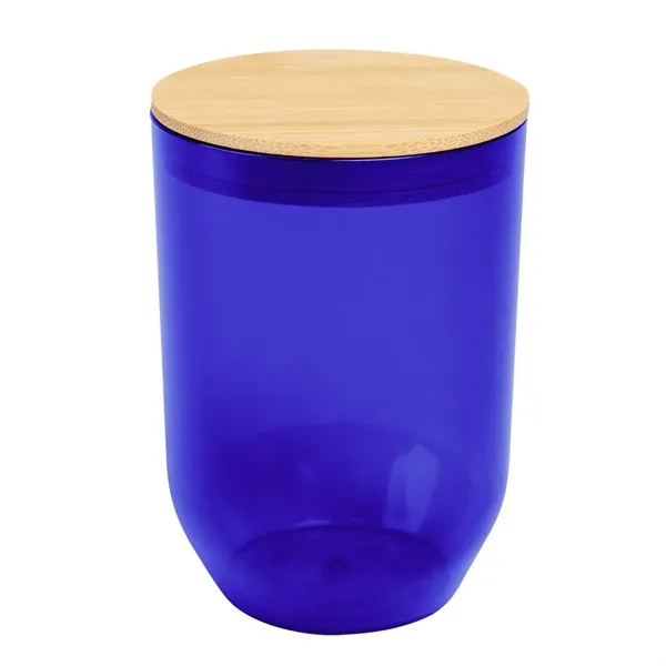 12 oz. rPET wine tumbler with bamboo lid.... from ASI 61125 Hit Promotional Products / Hit®