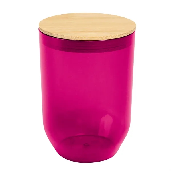 12 oz. rPET wine tumbler with bamboo lid.... from ASI 61125 Hit Promotional Products / Hit®