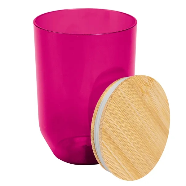 12 oz. rPET wine tumbler with bamboo lid.... from ASI 61125 Hit Promotional Products / Hit®