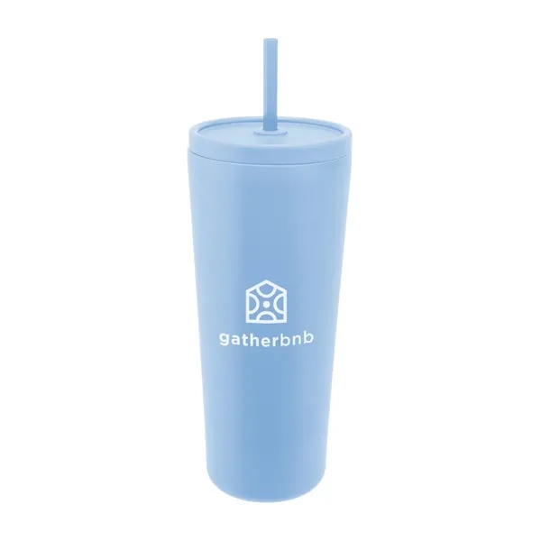 24 oz. recycled stainless steel tumbler with double wall, vacuum insulated... from ASI 61125 Hit Promotional Products / Hit®