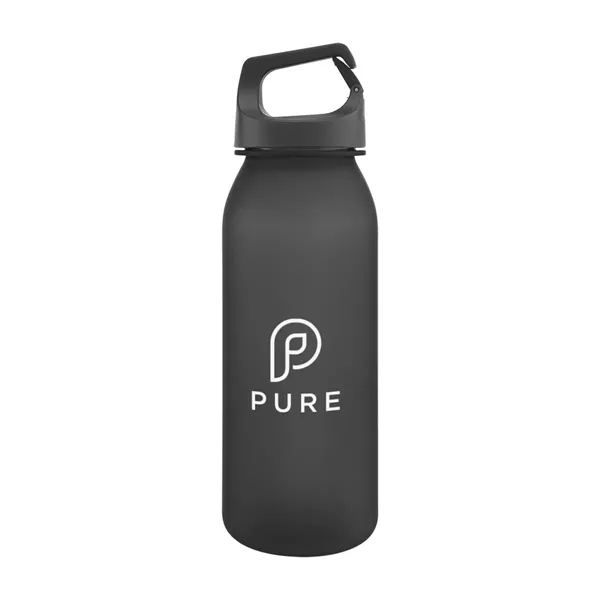 20 oz. rPET bottle with rubberized finish, wide mouth opening, lid... from ASI 61125 Hit Promotional Products / Hit®