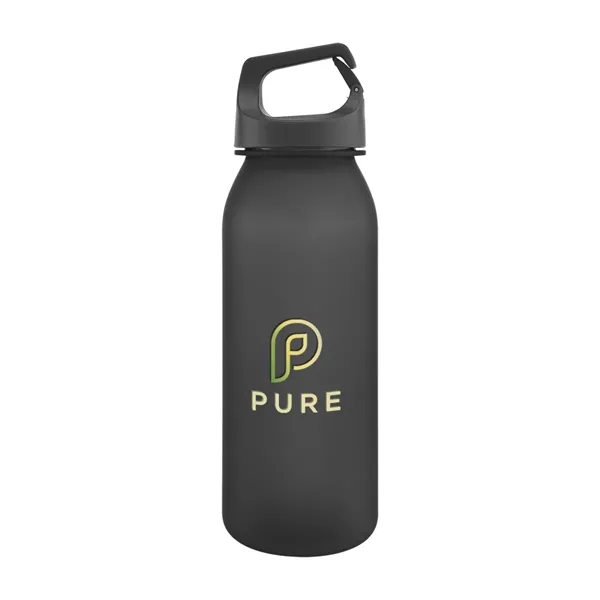20 oz. rPET bottle with rubberized finish, wide mouth opening, lid... from ASI 61125 Hit Promotional Products / Hit®