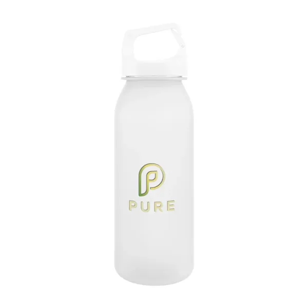 20 oz. rPET bottle with rubberized finish, wide mouth opening, lid... from ASI 61125 Hit Promotional Products / Hit®