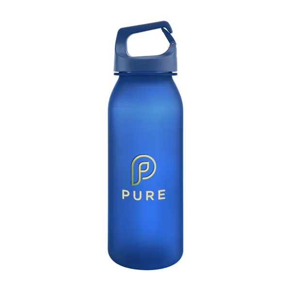20 oz. rPET bottle with rubberized finish, wide mouth opening, lid... from ASI 61125 Hit Promotional Products / Hit®