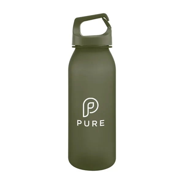 20 oz. rPET bottle with rubberized finish, wide mouth opening, lid... from ASI 61125 Hit Promotional Products / Hit®