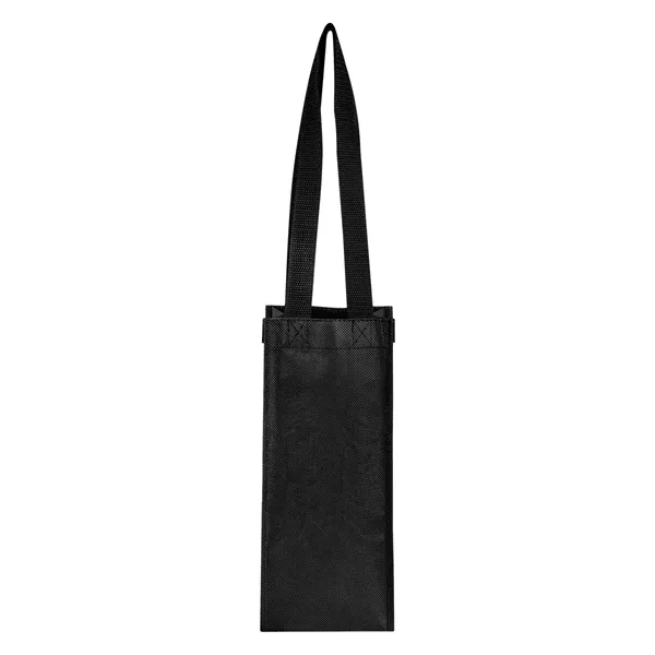 Non-woven laminated wine bottle bag with 23" web carry handles.... from ASI 61125 Hit Promotional Products / Hit®