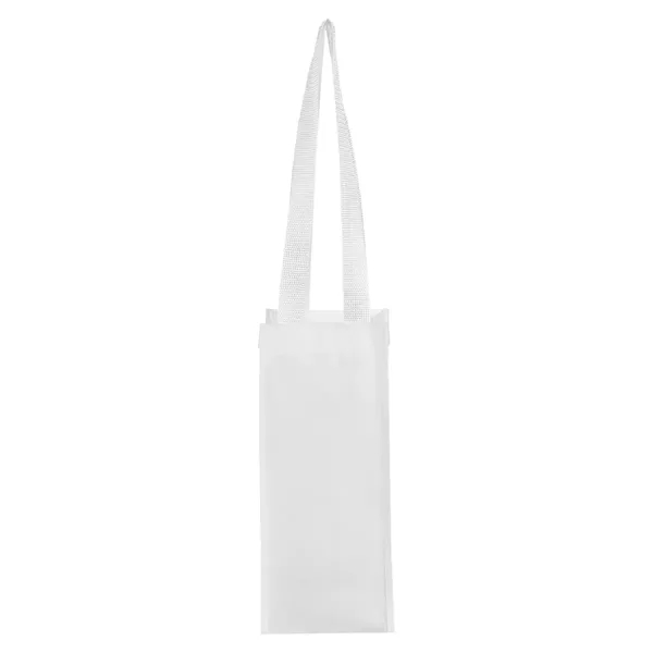 Non-woven laminated wine bottle bag with 23" web carry handles.... from ASI 61125 Hit Promotional Products / Hit®