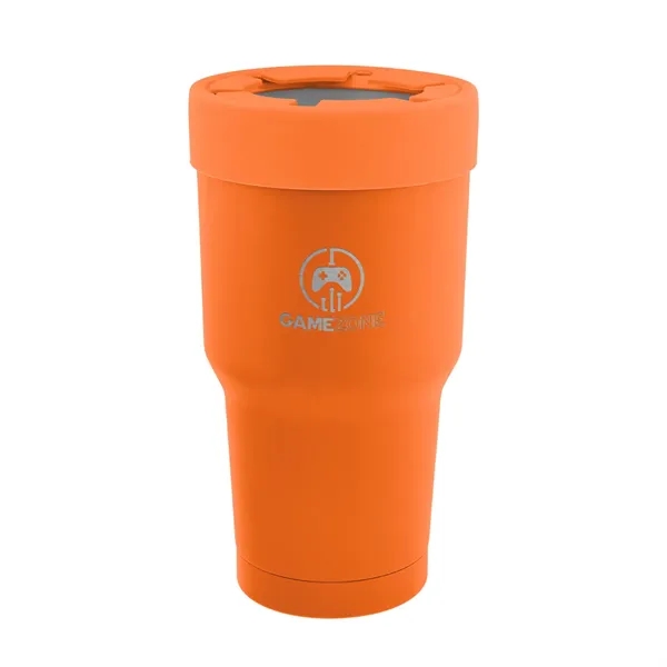 30 oz. stainless steel tumbler with double wall construction and snap-on... from ASI 61125 Hit Promotional Products / Hit®