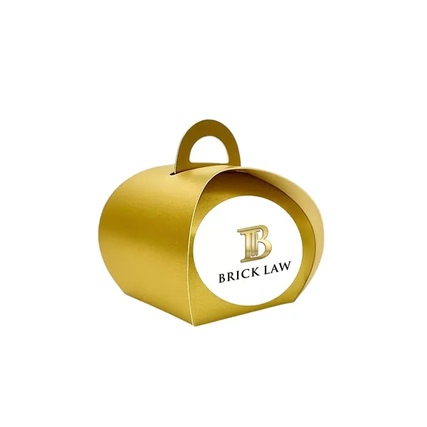 Gift box filled with 4 chocolate-covered pretzels.... from ASI 61125 Hit Promotional Products / Hit®