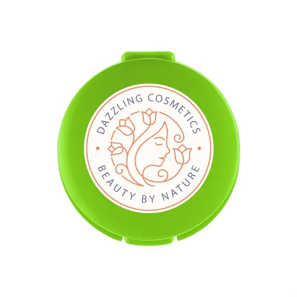 Vanilla flavored lip moisturizer in a round rABS case.... from ASI 61125 Hit Promotional Products / Hit®