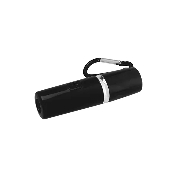 Rechargeable alarm and LED flashlight with carabiner.... from ASI 61125 Hit Promotional Products / Hit®