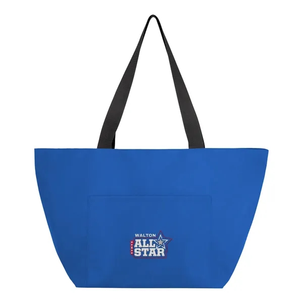 rPET tote bag with large open main compartment, front slip pocket,... from ASI 61125 Hit Promotional Products / Hit®