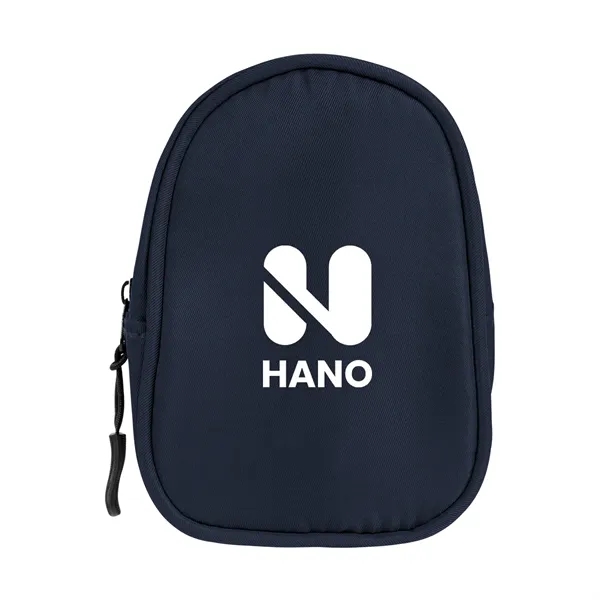 Travel pouch with zippered main compartment and carabiner attachment.... from ASI 61125 Hit Promotional Products / Hit®